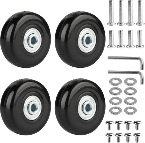 50x18mm luggage wheels set - wheels,